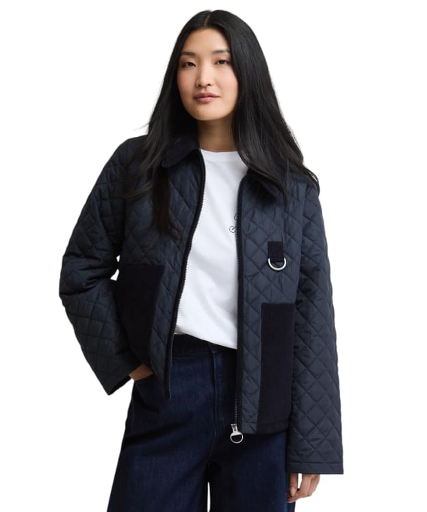 Women's Barbour Aylesby Quilted Jacket - Dark Navy