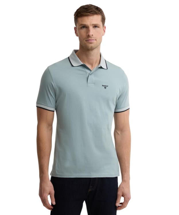 Men's Barbour Cornsay Polo Shirt - Dusty Slate