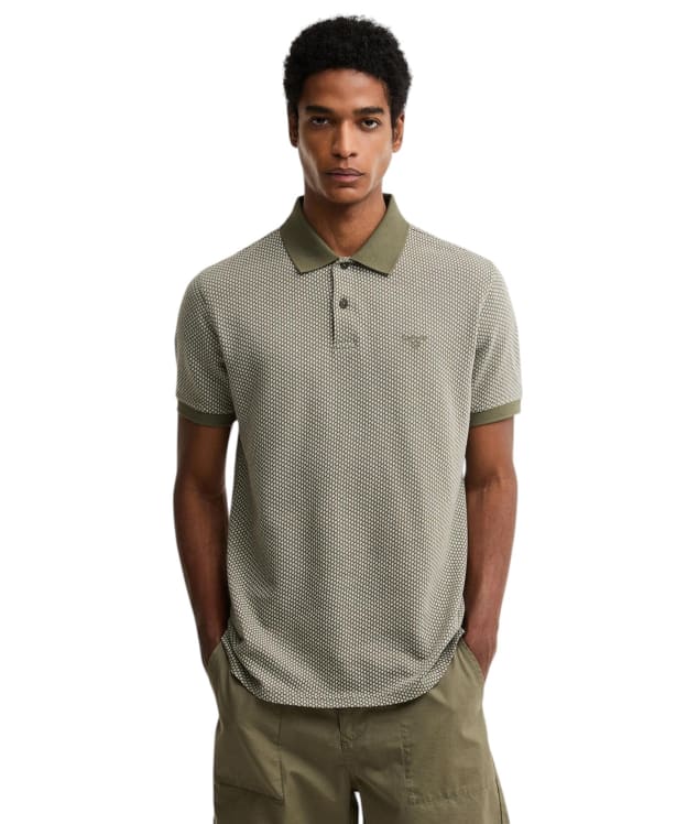 Men's Barbour Copgrove Tailored Polo Shirt - Dusty Olive