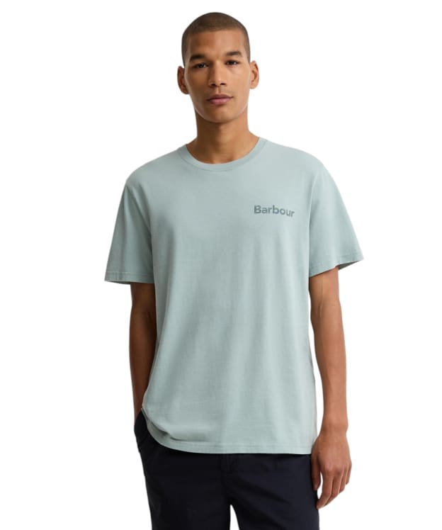 Men's Barbour Dearham Graphic Tailored T-Shirt - Dusty Slate