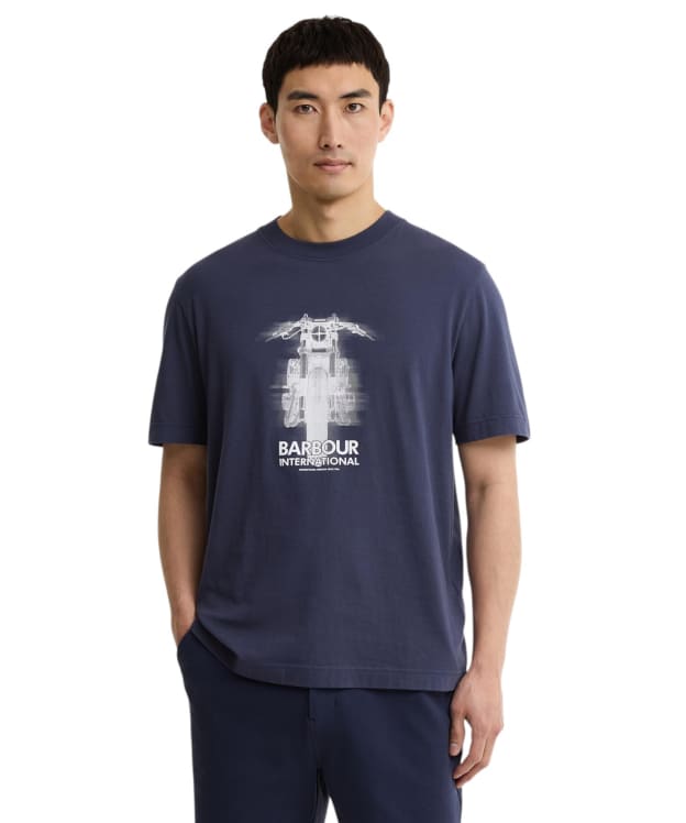 Men's Barbour International Hocking Graphic T-Shirt - Oxford Navy