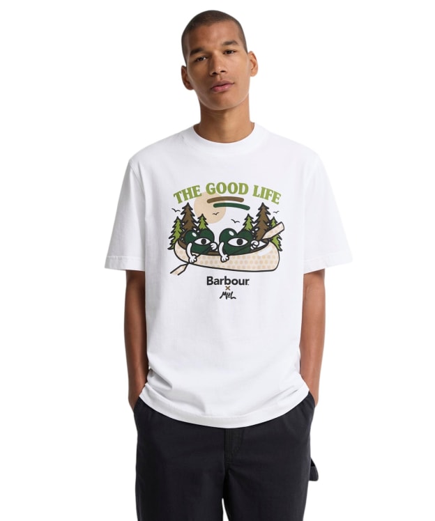 Men's Barbour X MUL Good Life T-Shirt - White