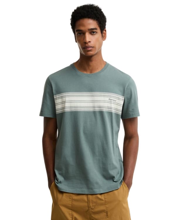 Men's Barbour Brayworth Graphic Tailored T-Shirt - Vintage Teal