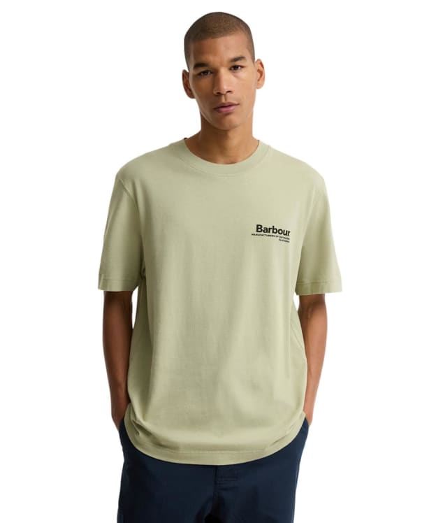 Men's Barbour Kaber Graphic Relaxed T-Shirt - Mineral Green