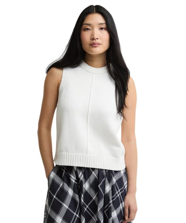 Women's Barbour Avon Knitted Vest - Cloud