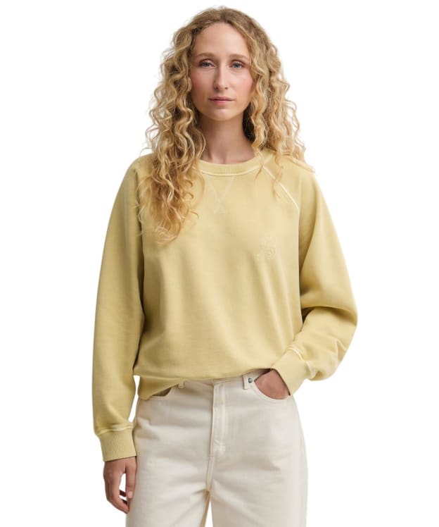 Women's Barbour Avon Sweatshirt - Soured Citrus