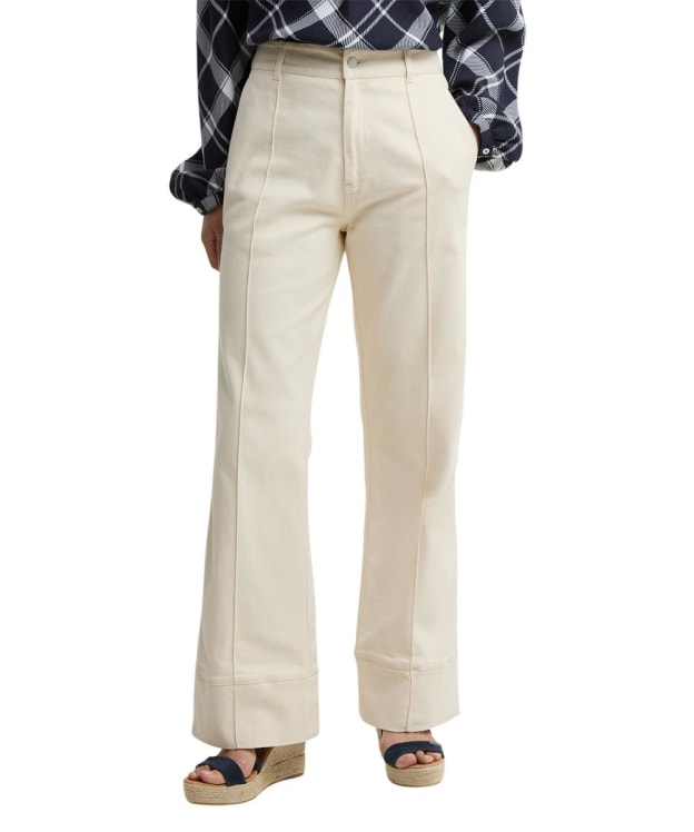 Women's Barbour Hinton Trousers - Original Ecru