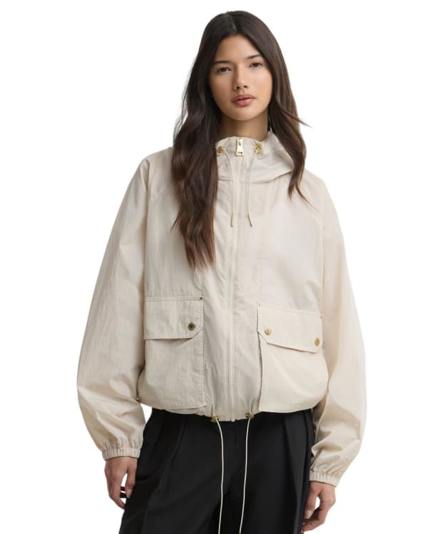 Women's Barbour International Maizy Showerproof Jacket - Oyster