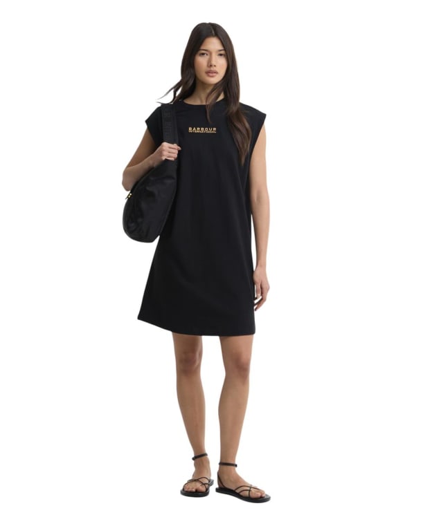 Women's Barbour International Niamh Mini Dress - Black