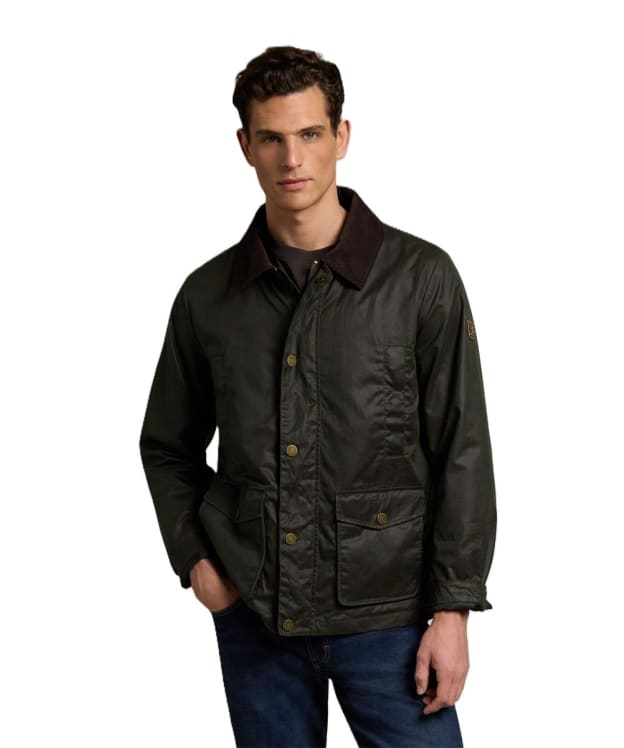Men's Holland Cooper Classic Waxed Jacket - Moss Wax