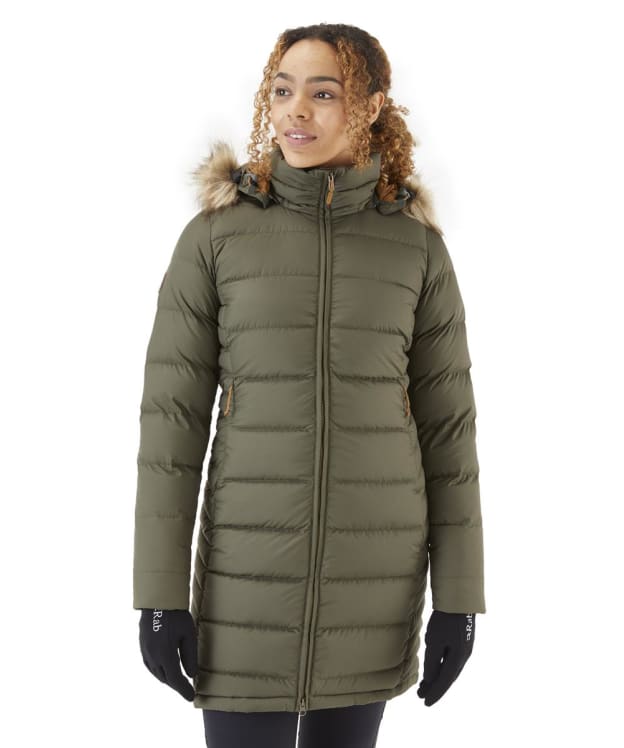 Women's Rab Deep Cover Down Parka - Army