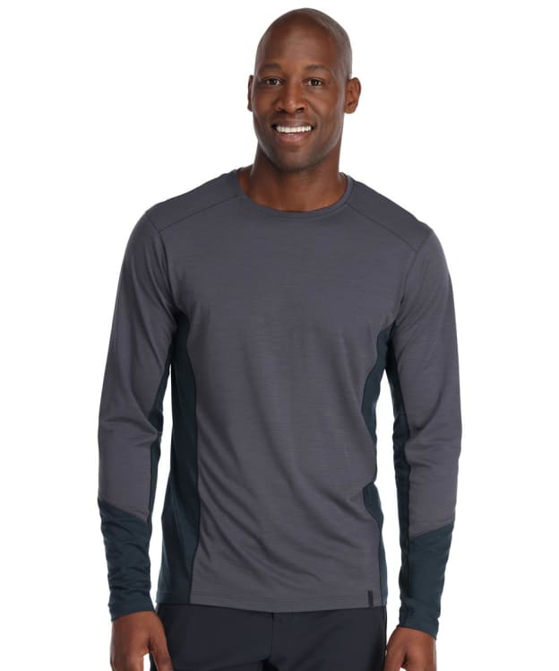 Men's Rab Syncrino Base Long Sleeve Tee - Graphene