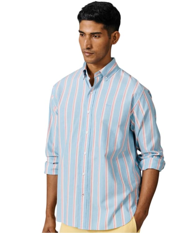Men's Aubin Walesby Lightweight Relaxed Oxford Shirt - Blue Stripe