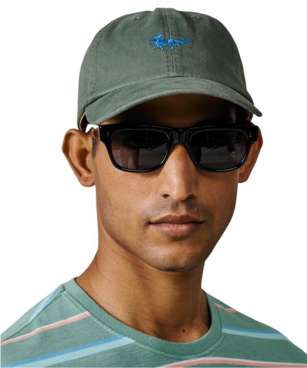 Aubin Arnside Washed Twill Fox Cap - Khaki Fox