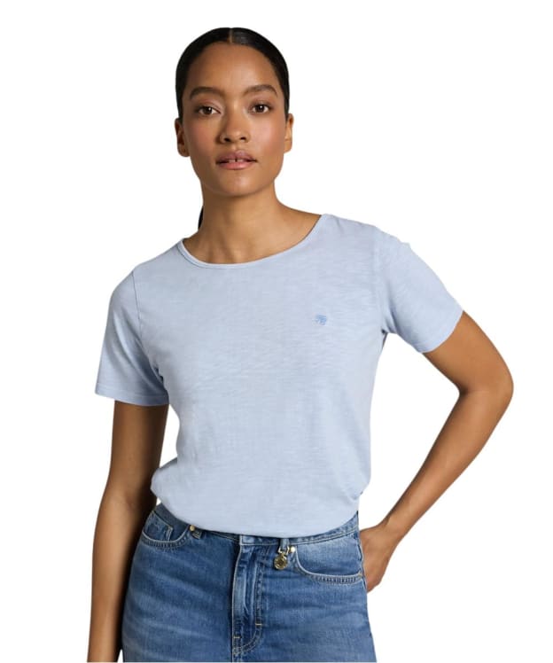 Women's Holland Cooper Relaxed Monogram Tee - Pale Blue