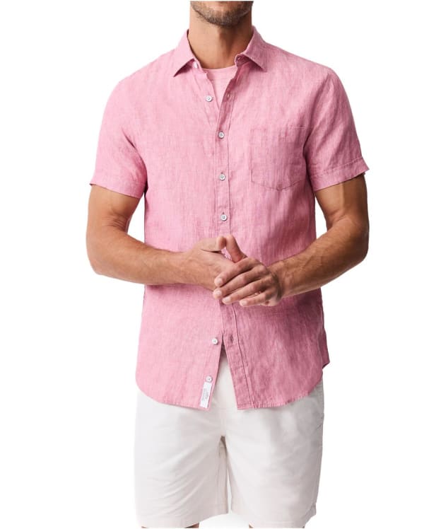 Men's Rodd & Gunn Palm Beach Sports Fit Linen Shirt - Orchid