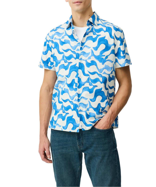 Men's Rodd & Gunn Fireshaw Short Sleeve Shirt - Ocean