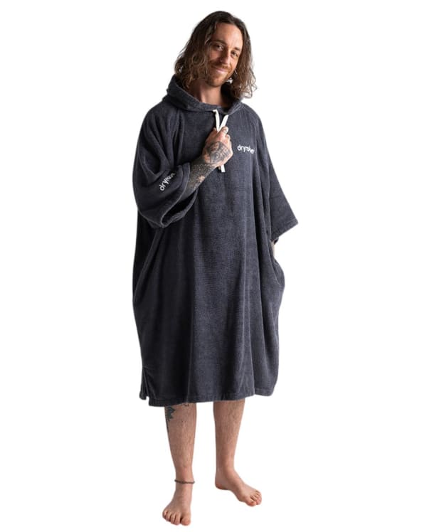 Dryrobe Organic Cotton Towel Robe - Dark Slate