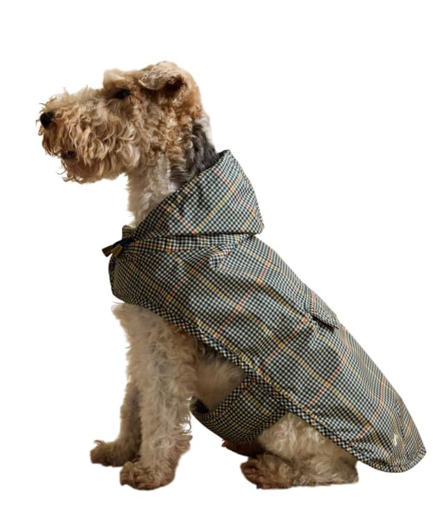 Joules Checked Packaway Dog Jacket - Small - Henson Check