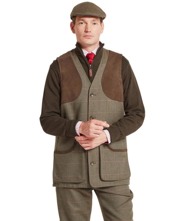 Men's Schoffel Ptarmigan Tweed Waistcoat II - Lochlane Tweed