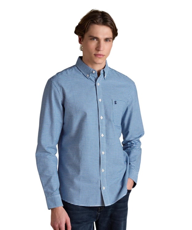 Men's Joules Oxford Gingham Classic Fit Shirt - Navy Check