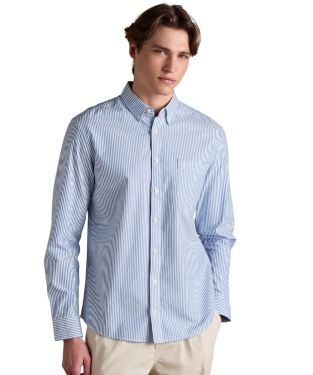 Men's Joules Oxford Stripe Classic Fit Shirt - Blue / White