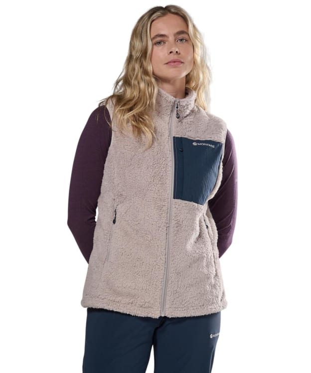 Women's Montane Caldus XT Fleece Vest Gilet 2.0 - Oyster