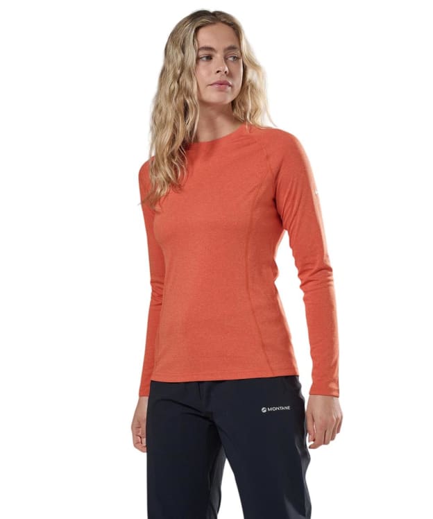Women's Montane Dart Long Sleeve T-Shirt - Lava