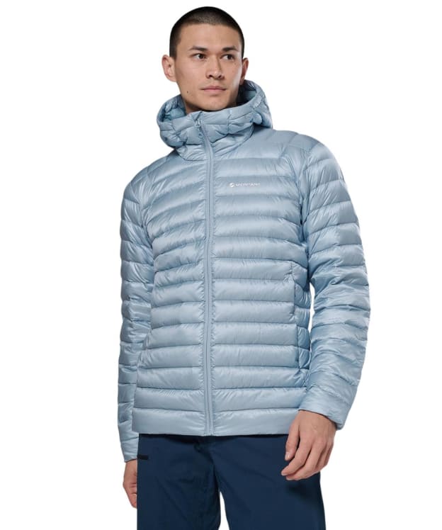 Men’s Montane Anti-Freeze Hooded Down Jacket - Frost Blue