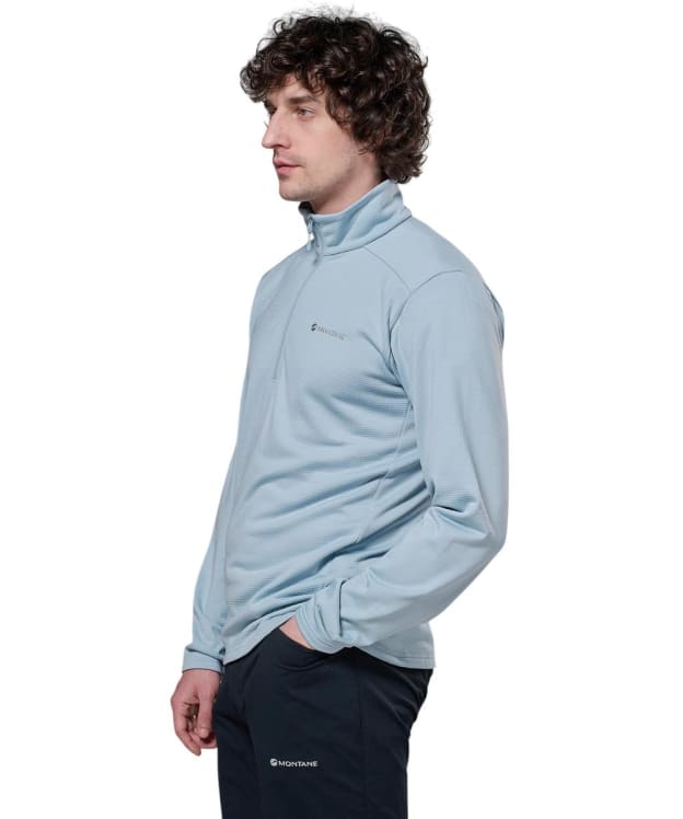 Men's Montane Protium Half-Zip Pull-On Mid Layer - Frost Blue
