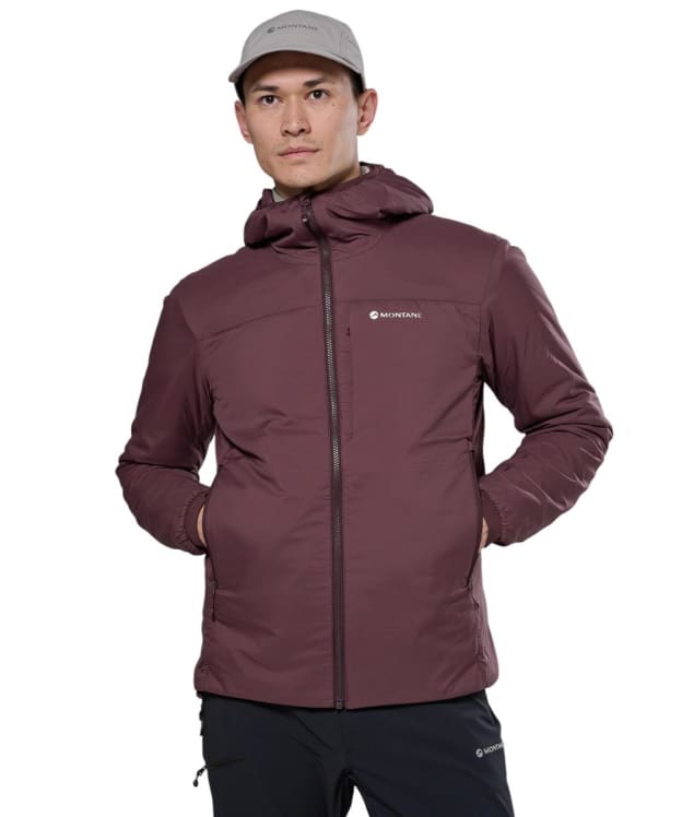 Men's Montane Sirocco XT Hoodie - Dark Garnet