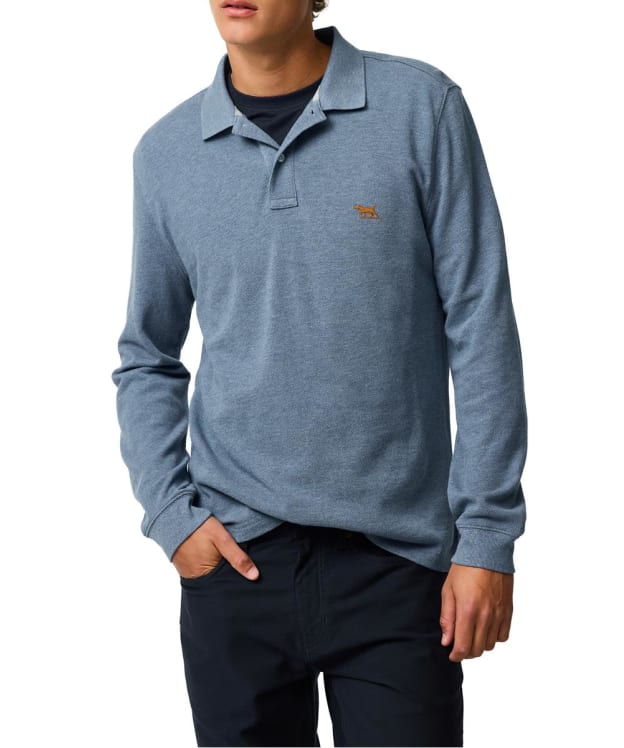 Men's Rodd & Gunn Sports Fit Long Sleeve Polo Shirt - Chambray
