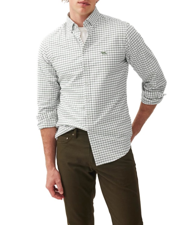 Men's Rodd & Gunn Check Oxford 3 Sports Fit Shirt - Olive