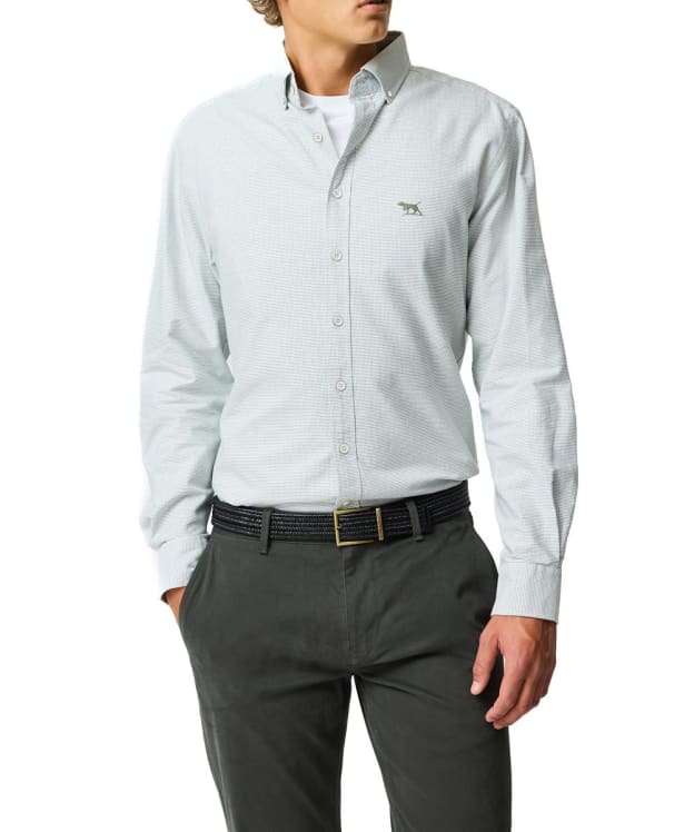 Men's Rodd & Gunn Long Sleeve Oxford Check Shirt - Fern