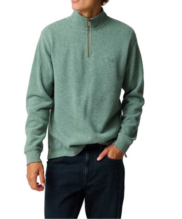 Men's Rodd & Gunn Alton Ave 1/4 Zip Jumper - Fern