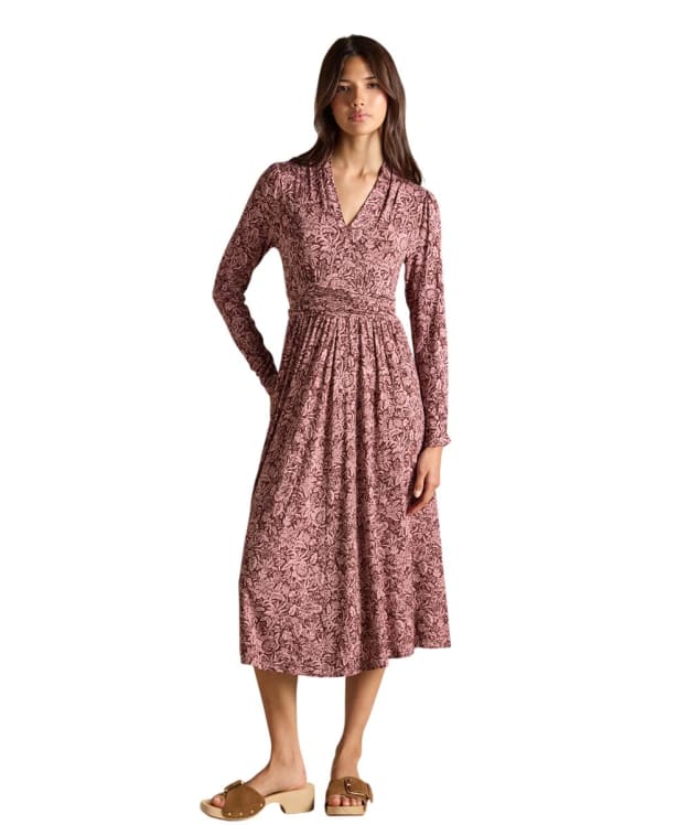 Women's Joules Mina Midi Dress - Brown