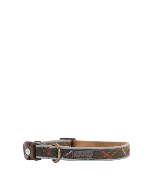Barbour Reflective Tartan Dog Collar - Classic Tartan