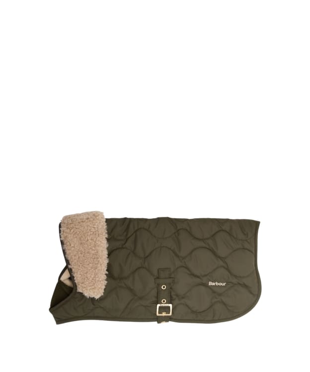 Barbour Beith Quilted Dog Coat - Olive