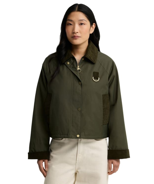 Women's Barbour Wendy Casual Jacket - Olive / Shadow Classic