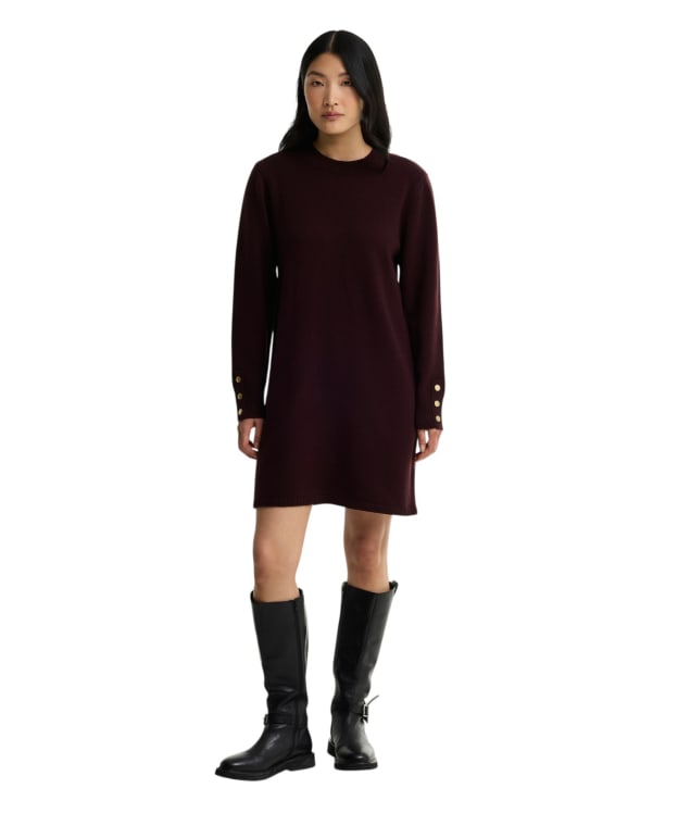 Women's Barbour May Knitted Mini Dress - Fig