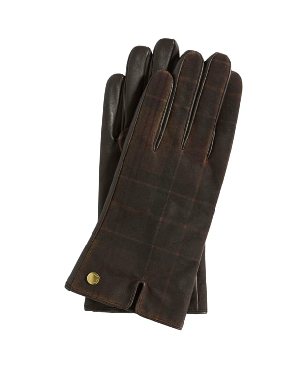 Women's Barbour Scarlet Tartan Gloves - Muted Tartan