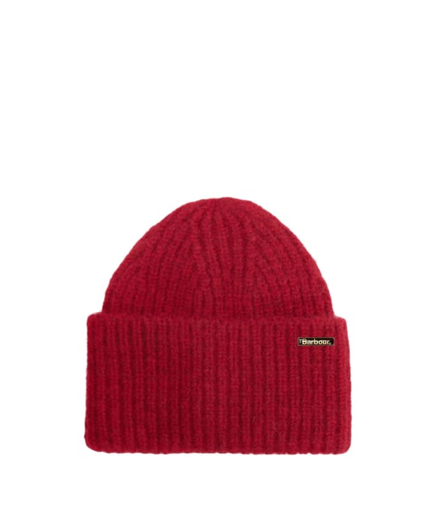 Women's Barbour Meryl Beanie Hat - Cranberry