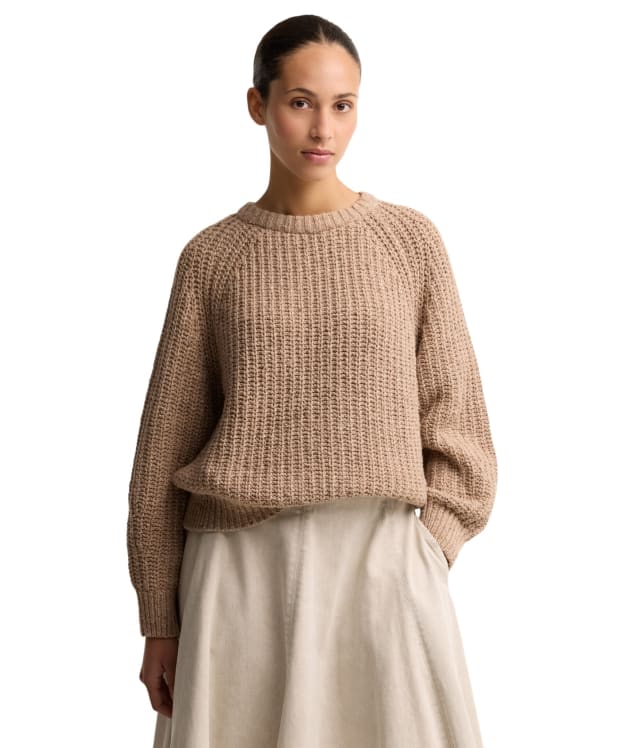 Women's Barbour Alderney Fleck Knitted Jumper - Warm Trench