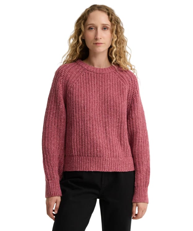 Women's Barbour Alderney Fleck Knitted Jumper - Tea Rose