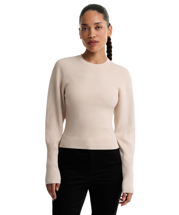 Women's Barbour International Cyrus Knitted Jumper - Nutmeg