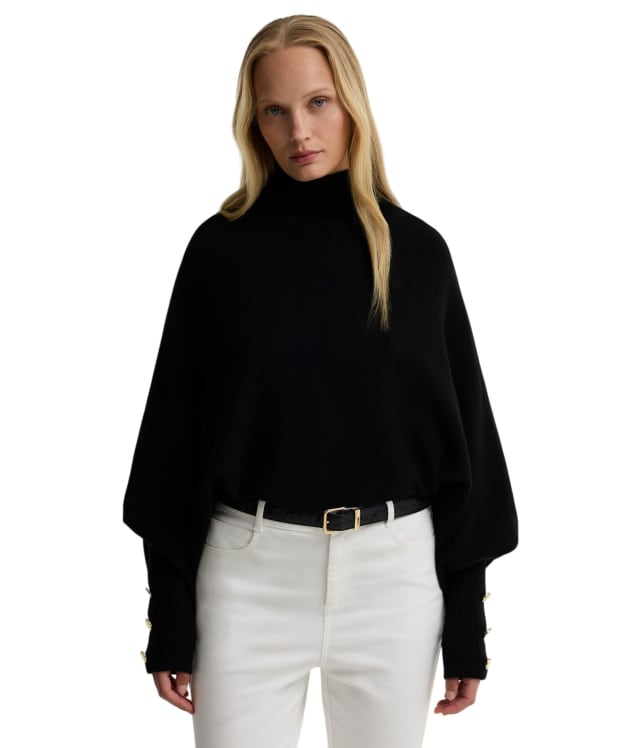 Women's Barbour International Lilah Knitted Jumper - Black