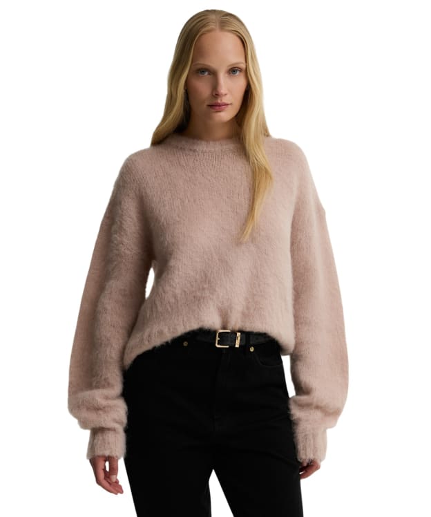Women's Barbour International Gea Knitted Jumper - Nutmeg