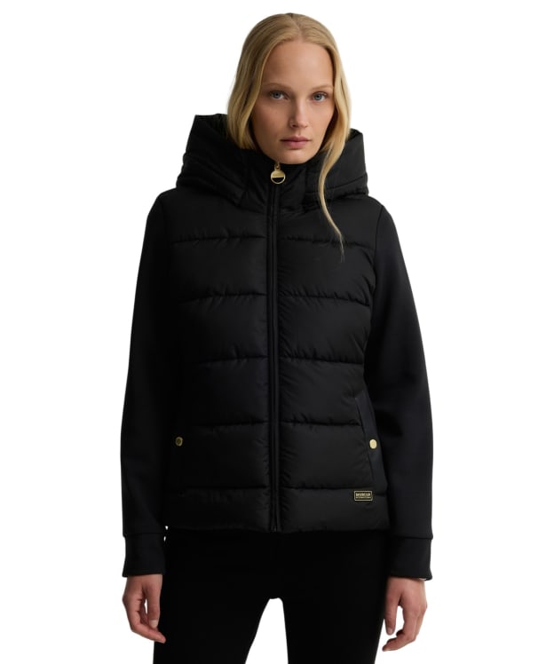 Women's Barbour International Conway Quilted Sweat - Black
