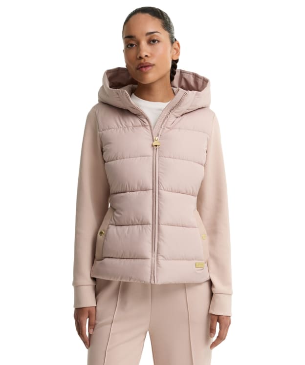 Women's Barbour International Conway Quilted Sweat - Nutmeg