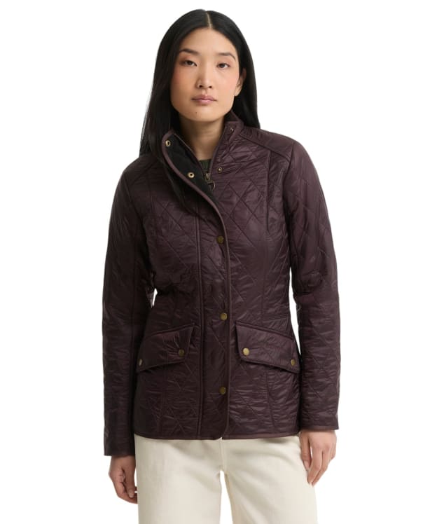 Women's Barbour Cavalry Polarquilt Jacket - Fig / Black